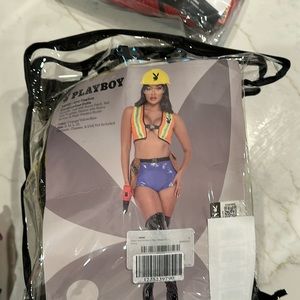 Playboy bunny construction cutie